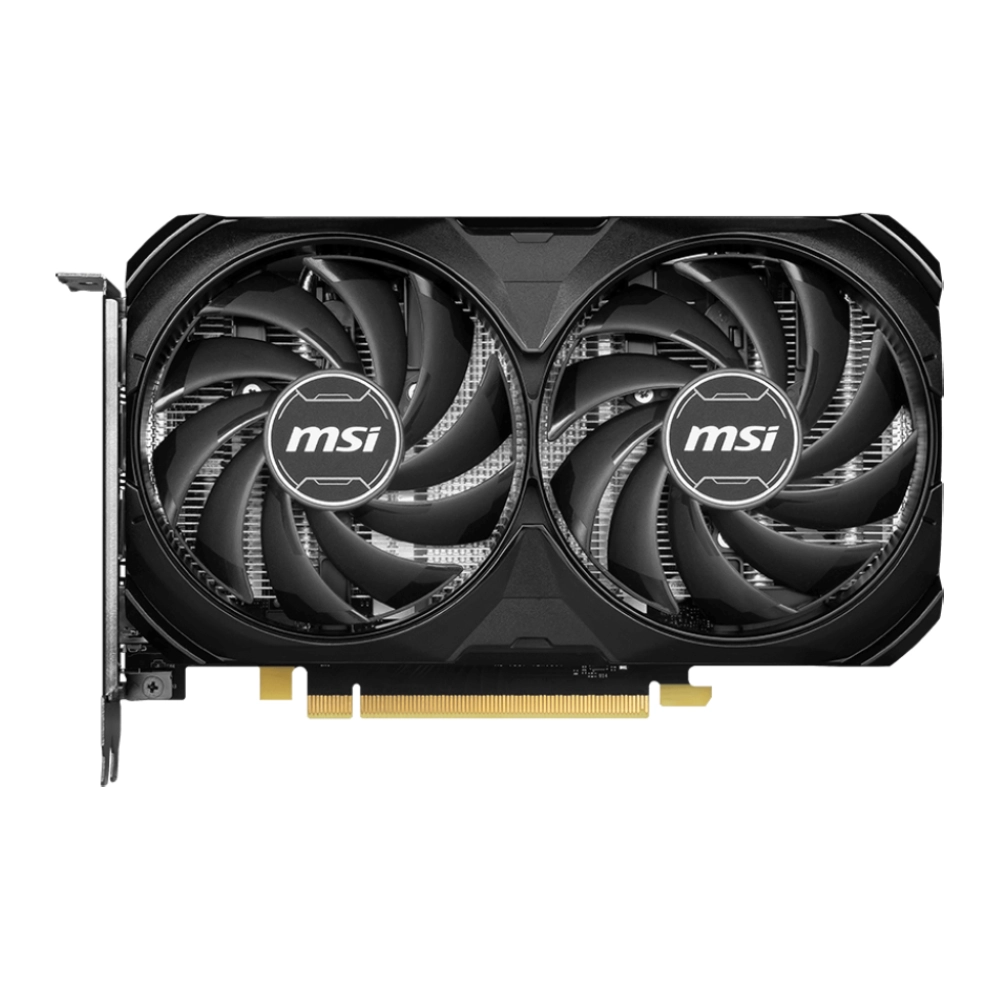 MSI Nvidia Graphic Card RTX 4060 Ti 16GB DDR6 Ventus 2X Black OC Dual Fan view 2